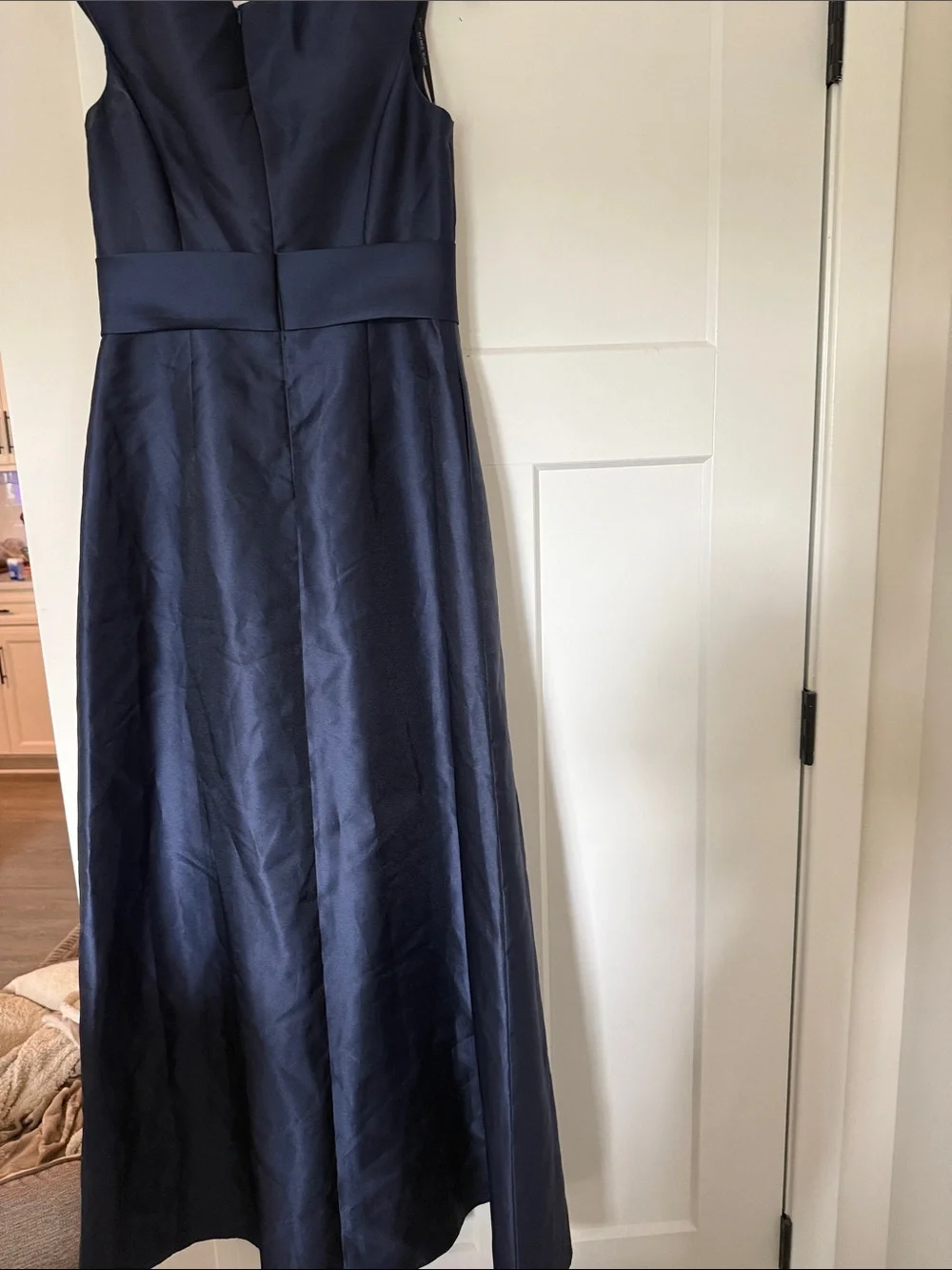 ALFRED SUNG Navy V-Neck Sleeveless Maxi Dress - Picture 7 of 8
